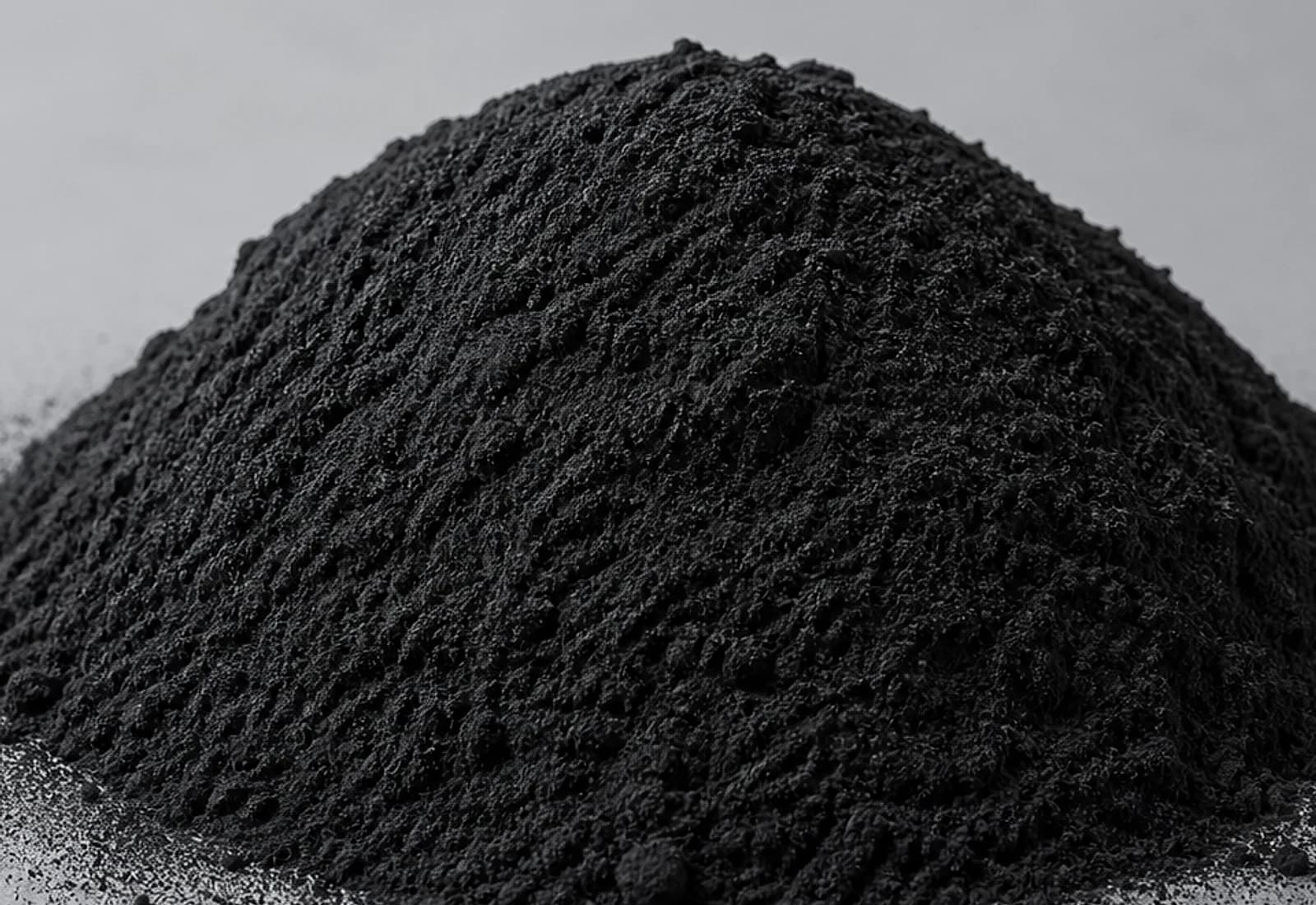 Polvo de fibra de carbono molida 2