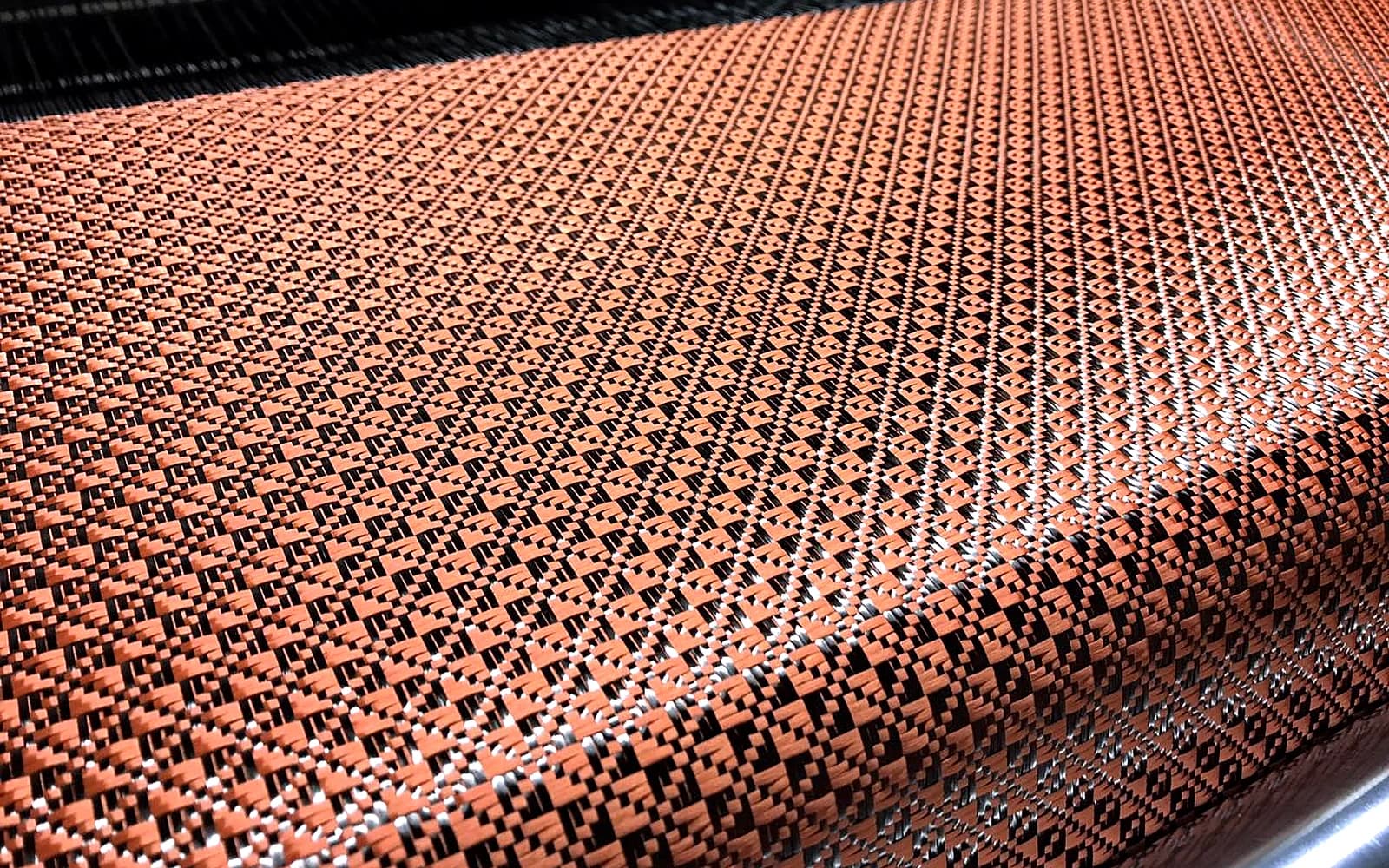Carbon Aramid Hybrid Jacquard Fabric product view 2